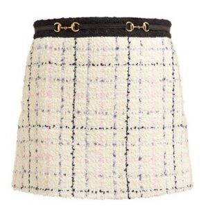 Gucci Tweed Mini Skirt